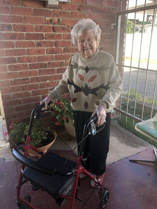 At 101 years old, Edna Sherwood is possibly Tamworth's oldest veteran, and one of our last surviving World War Two veterans. Picture supplied by Brian Sherwood