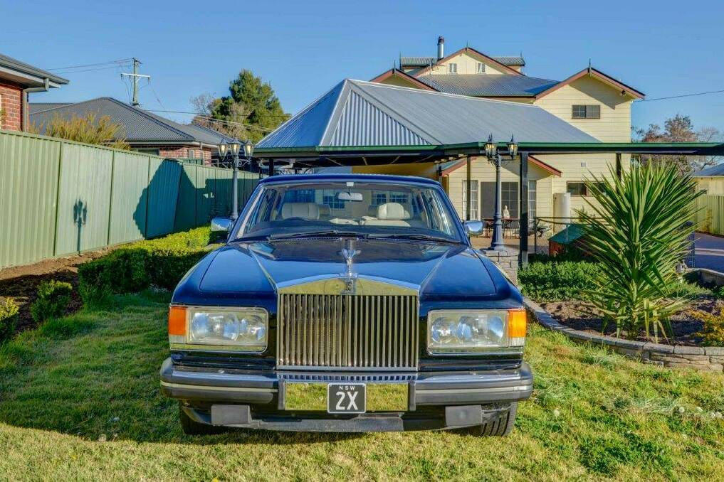 This Rolls Royce, engine number 16202 vin/chassis no SCAZN0002GCH16202, will
be thrown in with the house.