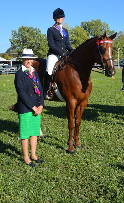 Huge program: Last year's Joan Oatley Ladies Mount, Rider and Equipment winner. To find out more about this year's Walcha Show, visit www.walchashow.org.au.