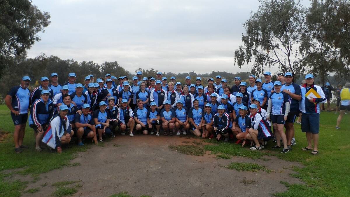 Regional NSW Dragon Boating Squad at the National Championships in Albury Wodonga