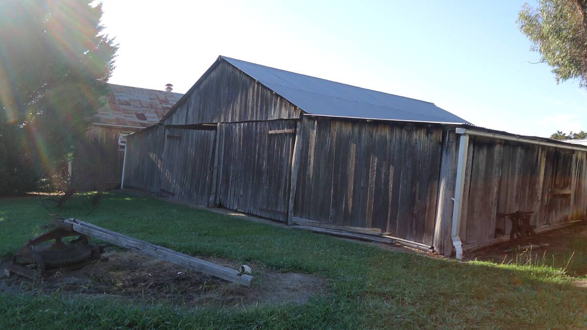 Knock down: The old machinery barn built in the 1970's at the Walcha Pioneer Cottage. The building needs to be replaced to protect the display items it houses.