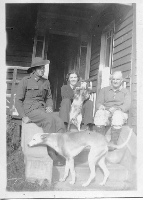 Happy Heritage: John R Cordingley with his parents Hilda and Thomas Cordingley circa 1942. John had an attitude of not worrying about things and just getting on with it. He always said that he had had a lucky life. 
