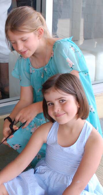 Claudia Kirton with Anna's niece Harriet Lisle