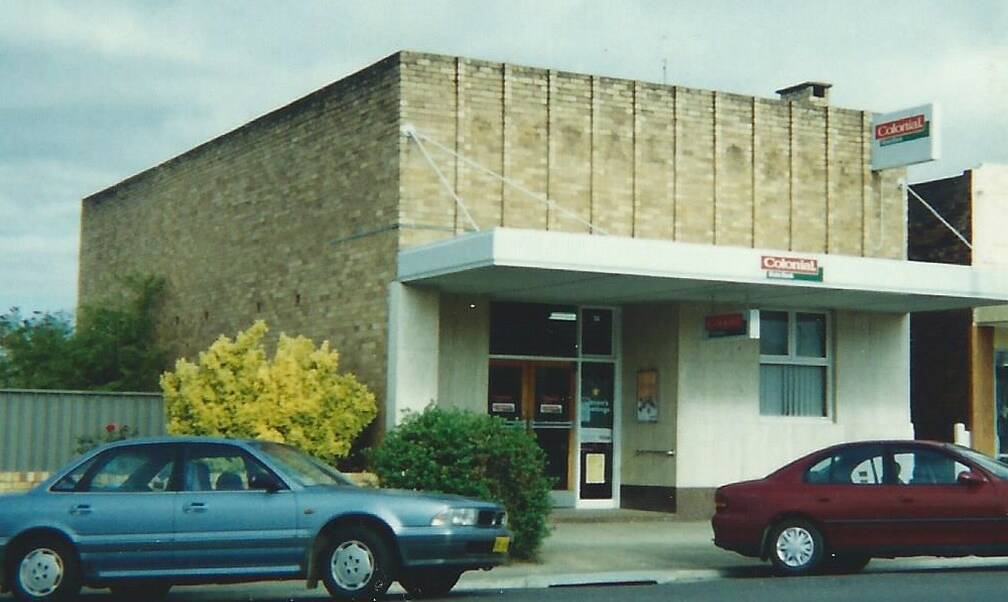 Times change: A January 2000 photo of the bank when it was known simply as the Colonial. A faint outline reading “Rural Bank” can be seen on the brick facade.