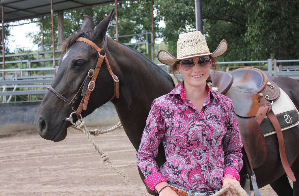 Taneisha Southeron and horse Susie.