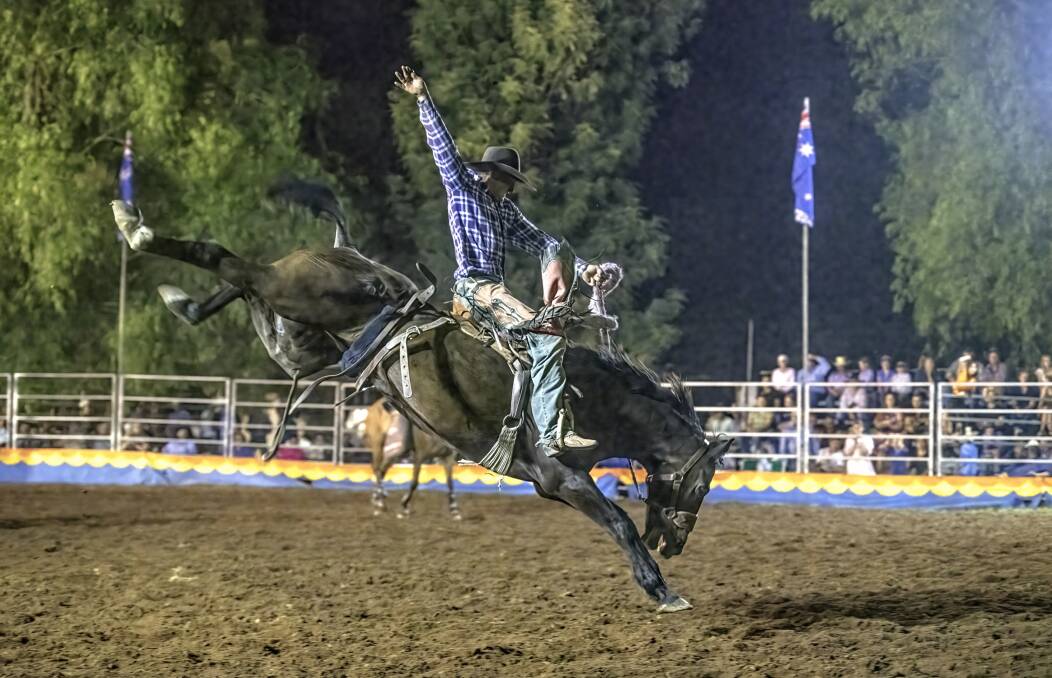 Time warp: Former Tamworth-turned Roma cowboy AJ Riley is looking forward to competing back in his former hometown this weekend. Photo: BootFace Photography