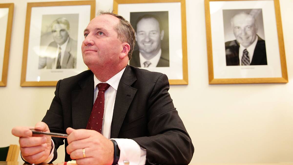 Do you feel like a winner? Barnaby Joyce says budget is regional investment