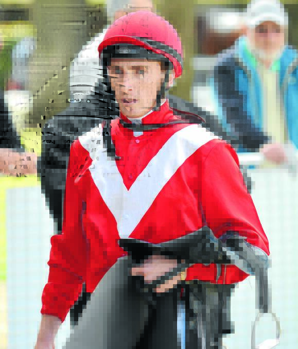 Mapmaker's jockey Ben Looker. Mapmaker won by 2.5 lengths at Moree last Friday.
Photo: Barry Smith 050814BSD10