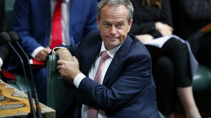 Bill Shorten has written to every crossbencher to garner support for Labor's campaign against penalty rate cuts.
 Photo: Alex Ellinghausen
