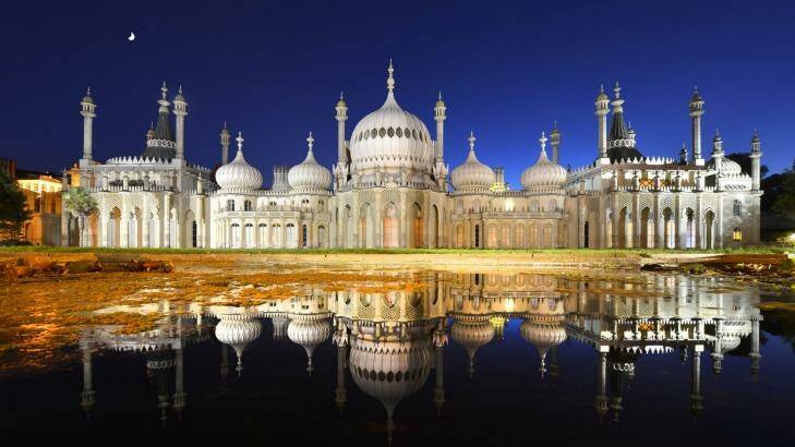The Brighton Pavilion by moonlight and floodlight. Photo: iStock