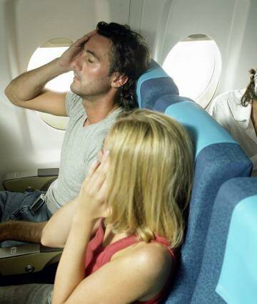 Grating getaway: Kiddie tantrums on planes are hard to cope with. Photo: Getty Images 