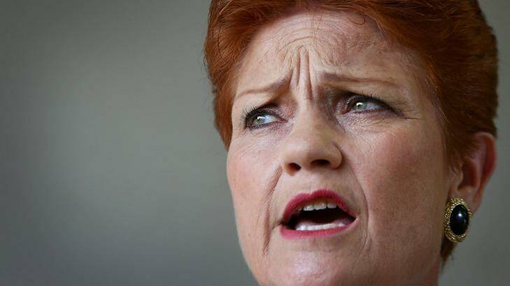 Pauline Hanson thinks the PM should "bring Tony Abbott back".  Photo: Lisa Maree Williams
