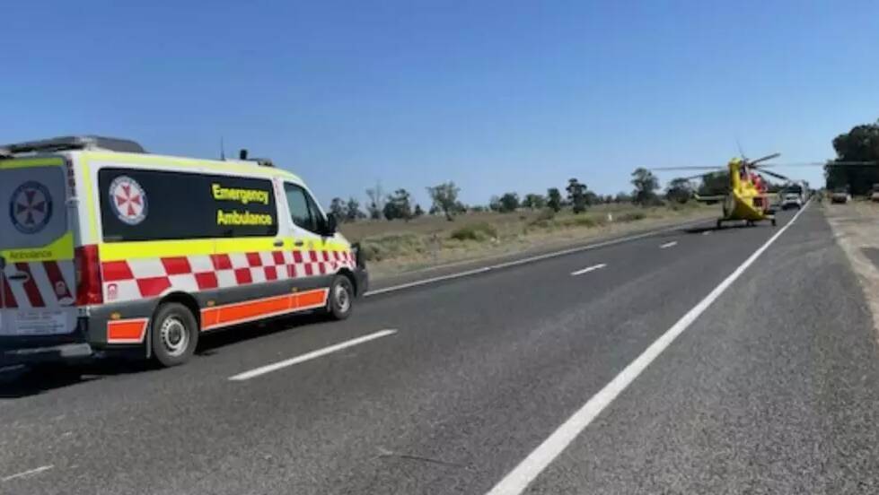 Emergency services were called to the Newell Highway on March 6 2023. Picture file