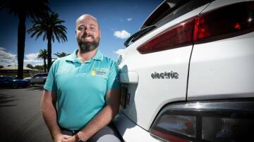 Tamworth Regional Council Energy Sustainability Officer, Daniel Lawrence, says the new electric vehicle strategy and policy will enhance Tamworth's tourism economy. Picture by Peter Hardin