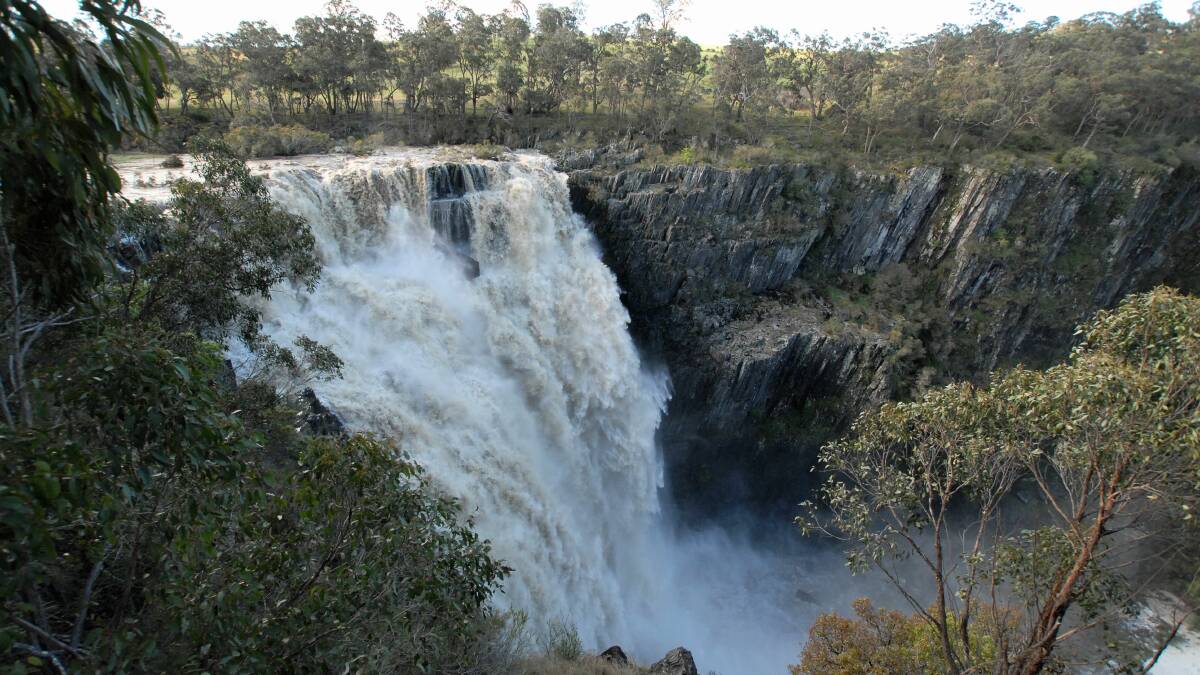 OPEN: Apsley Falls is one of the visitor areas that will re-open this weekend - but despite the rain expected the flow won't look like this.