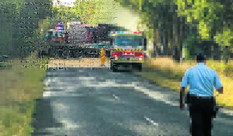 Inquest: The crash scene on Thunderbolts Way near Uralla on June 14, 2016. Photo: Fairfax Media
