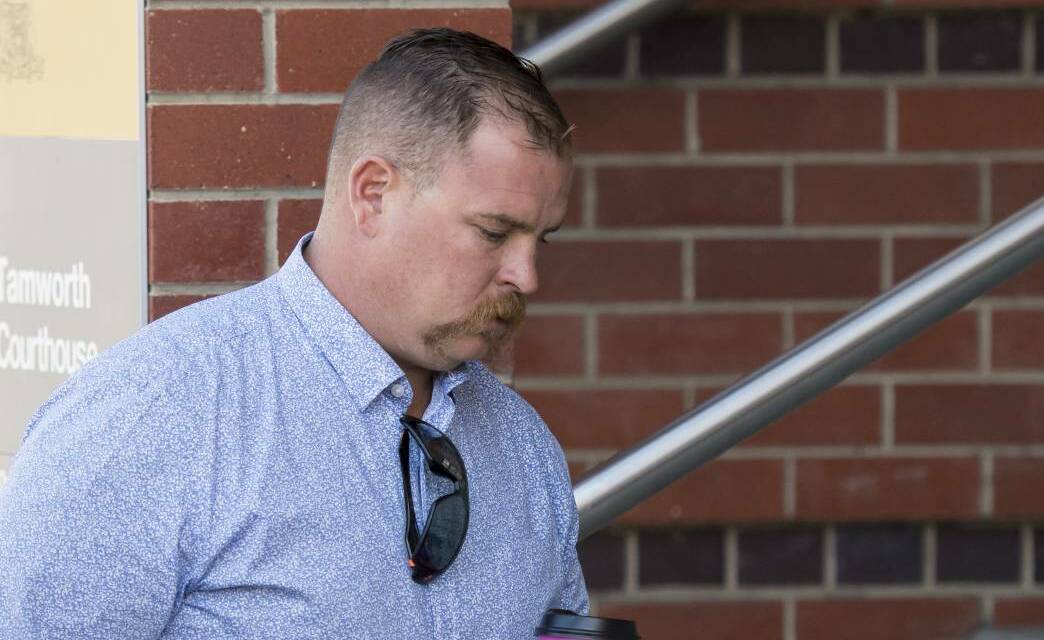 Convicted: Matthew Raymond Hill, outside court, was given a 25 per cent discount for his early guilty plea, fined $2,000 and convicted of supplying cocaine, with three other offences taken into account. Photo: Peter Hardin