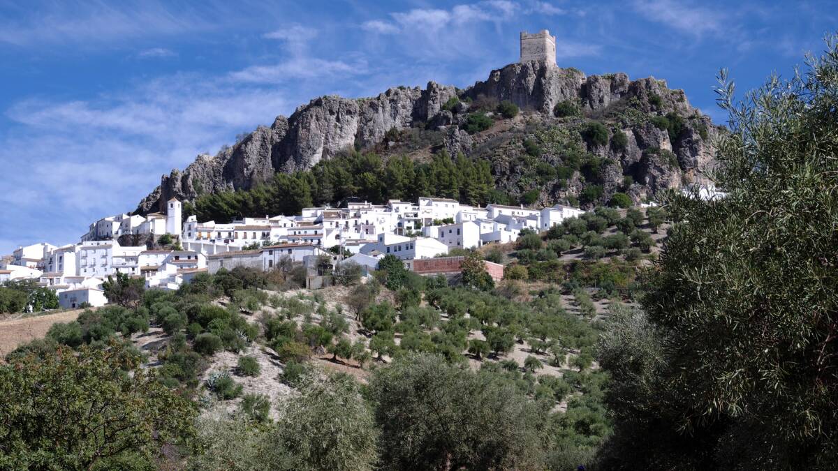 Quite temperate in January … the Andalucian town of Zahara.