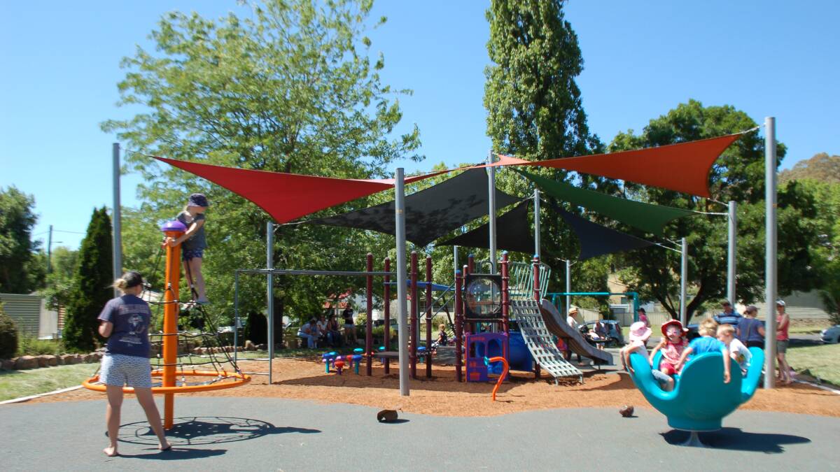 The newly refurbished children's playground will be open for business this weekend at the Christmas Walcha Farmers' Market