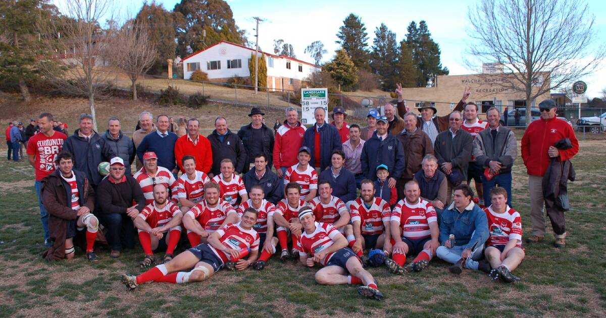 The Walcha Rams fathers and sons