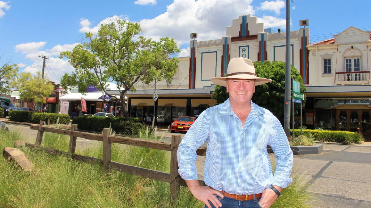 ALL SMILES: A triumphant Barnaby Joyce in Bingara this week publicly thanked the people of New England for 'placing their faith in me'.