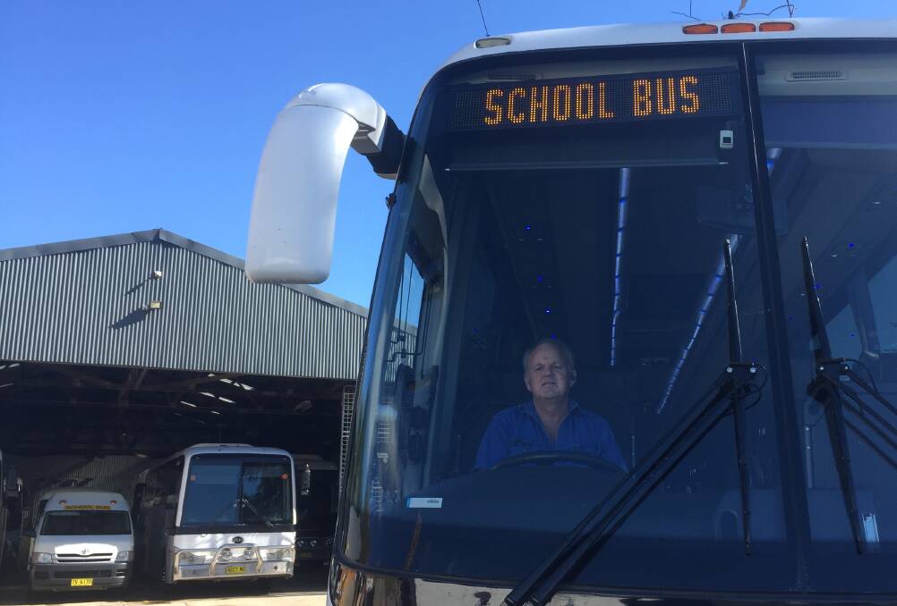 PLAYING BY THE RULES: Malcolm Macpherson at his Oxley Explorer bus depot on Friday.