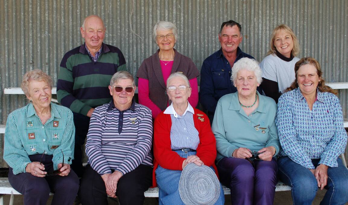 Walcha Pony Club Patrons and Life Members: Col King, Brian and Ros Wall, Marj Partridge, Beulah Green, Ross and Sonia Green, Hazel Cameron and Maria Ireland. Photo: Vanessa Arundale