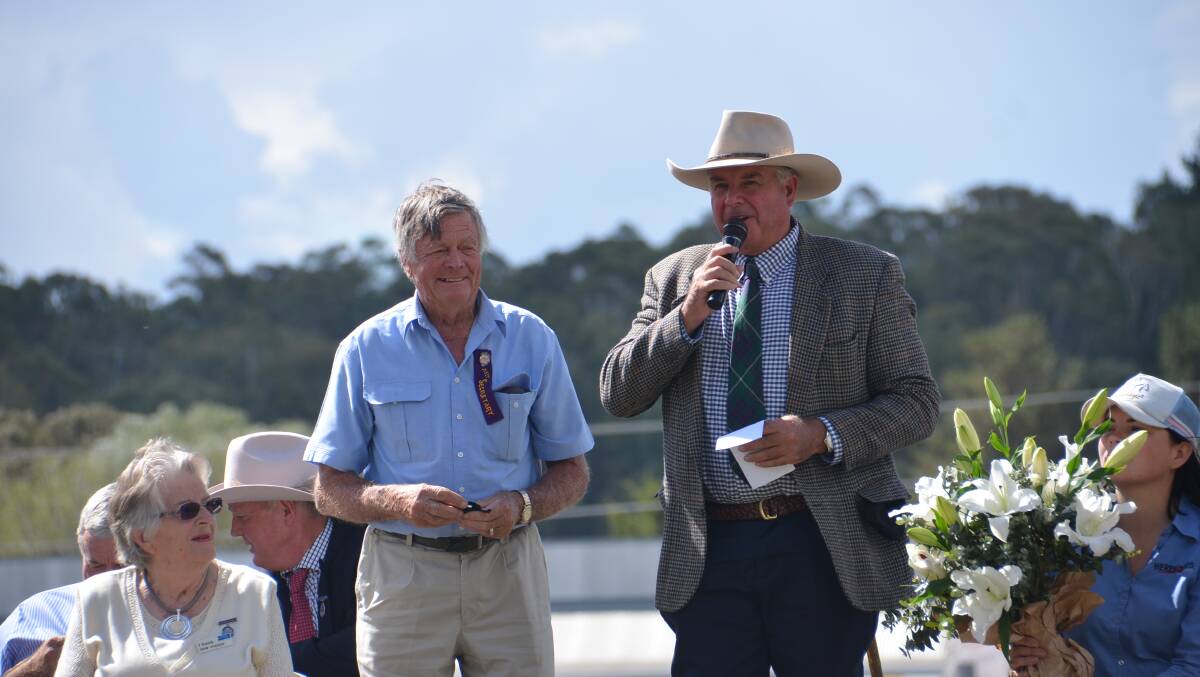 THE GREATEST SHOWMAN: Don Murchie received a RAS service medal at the 2019 Walcha Show in recognition of more than 65 years of dedication to the show movement.