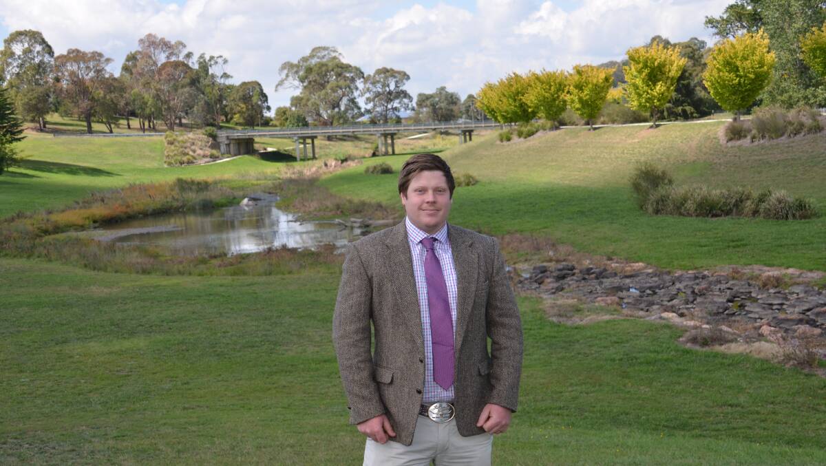 SMOOTH OPERATOR: Former Walcha Council director of engineering Dylan Reeves by the Apsley River in April 2018 following the council's decision to shift focus from the Apsley Dam project to the Macdonald River storage dam 