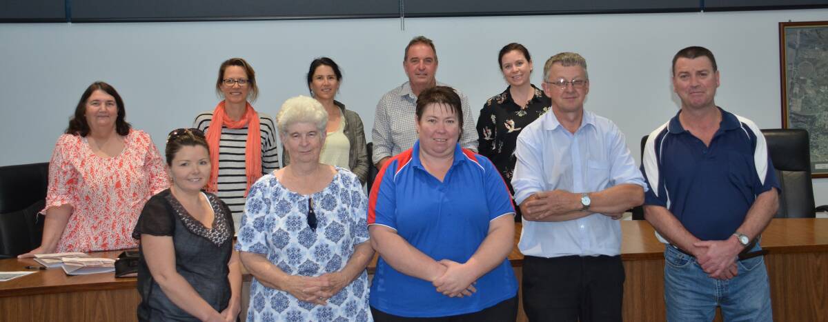 READY FOR BUSINESS: Walcha Council members with representatives from the local business houses who were briefed on the new draft program and expected visitor numbers on Tuesday evening. 