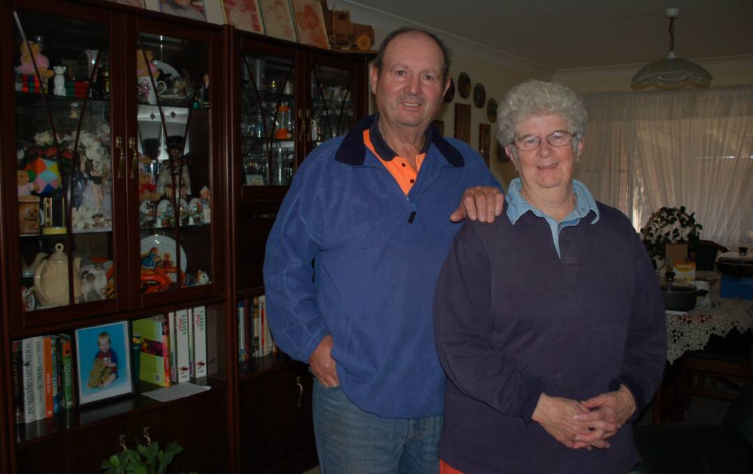 Leading the region: Walcha Returned Services League sub-branch president Roy Westfold at home with his wife Coral who is president of the Walcha Returned Services League sub-branch Ladies Auxiliary. 