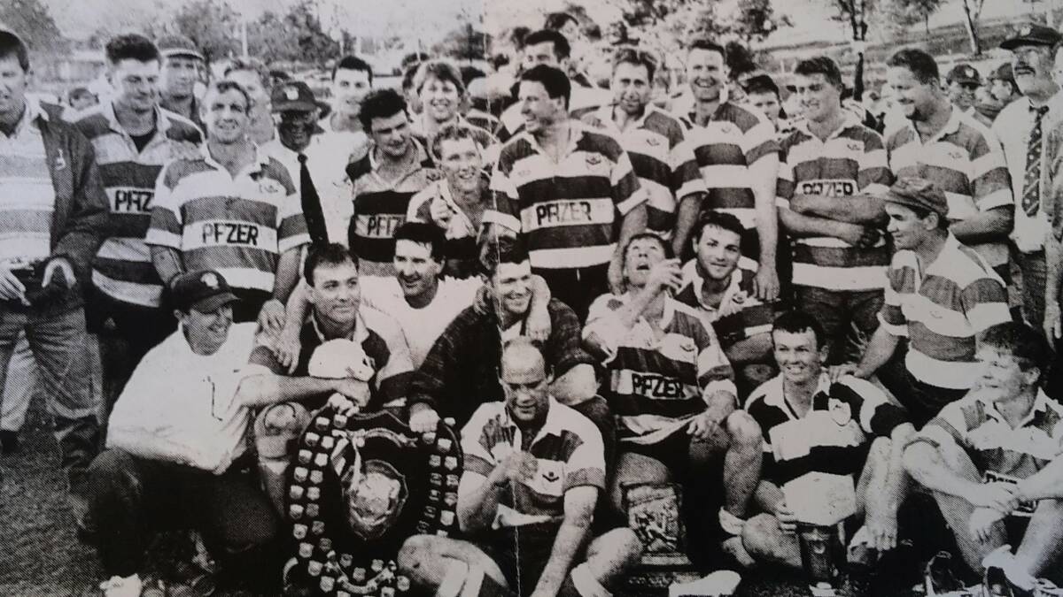 Relive the glory: The Walcha Rams are holding a 20-year reunion this weekend for the squad that won the 1997 Central North Rugby competition.