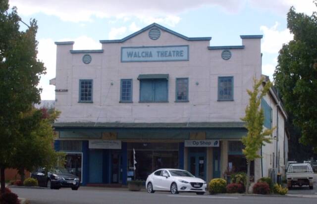 Picture of the past and present: The Walcha Theatre in Fitzroy Street as it is today.
