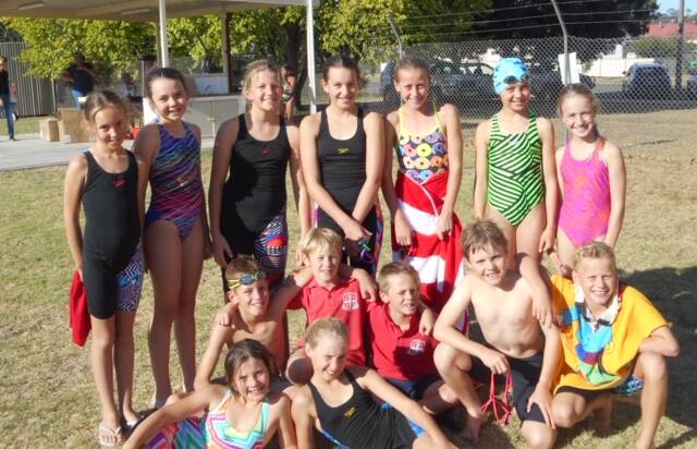 North West PSSA swimming trials-bound: Walcha swimmers who are off to Armidale on Monday.