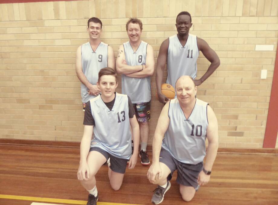 Basketballl Premiers: Josh Lordanic, Jonnie Cross, Deng Abiem, Jake Murray, Deon Lawrence. Absent: Dave Grayling.