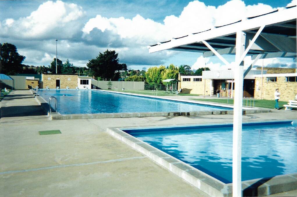 Cool change: The Walcha Pool at a quiet time with the children’s wading pool in the foreground.
