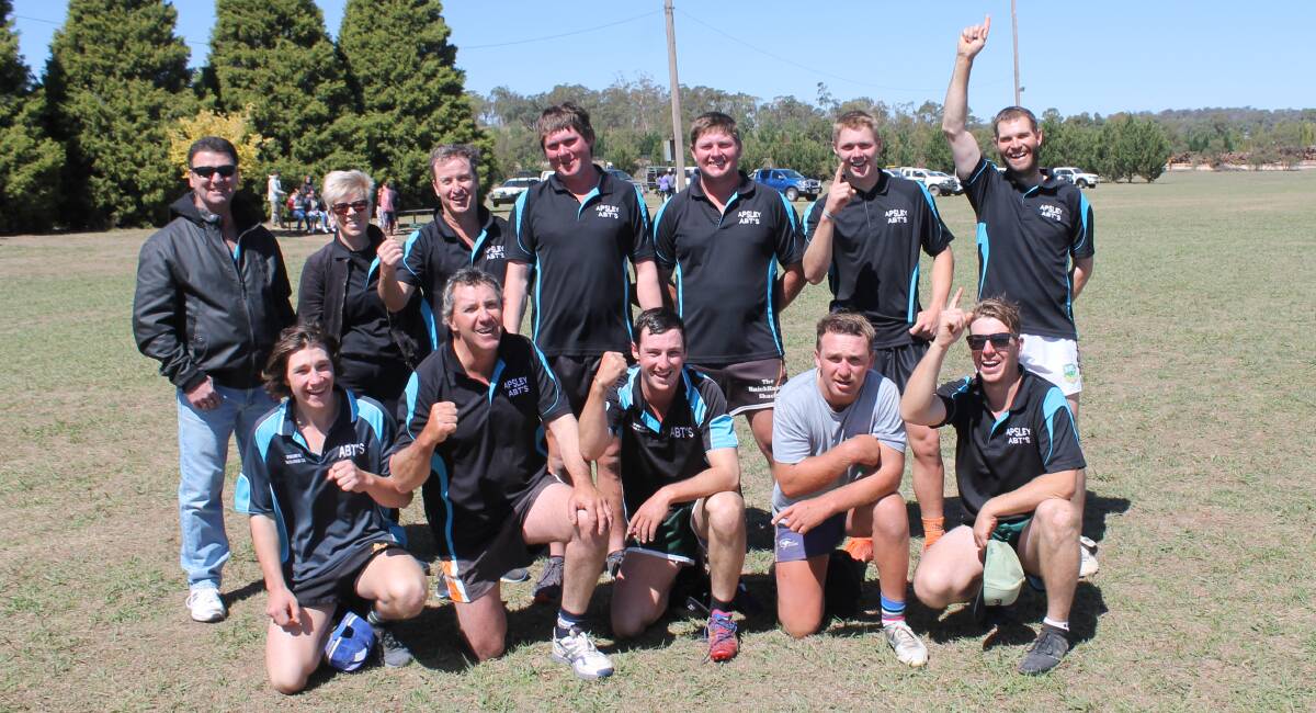Winners are grinners: ABTs won their first A grade touch grand final last Sunday.