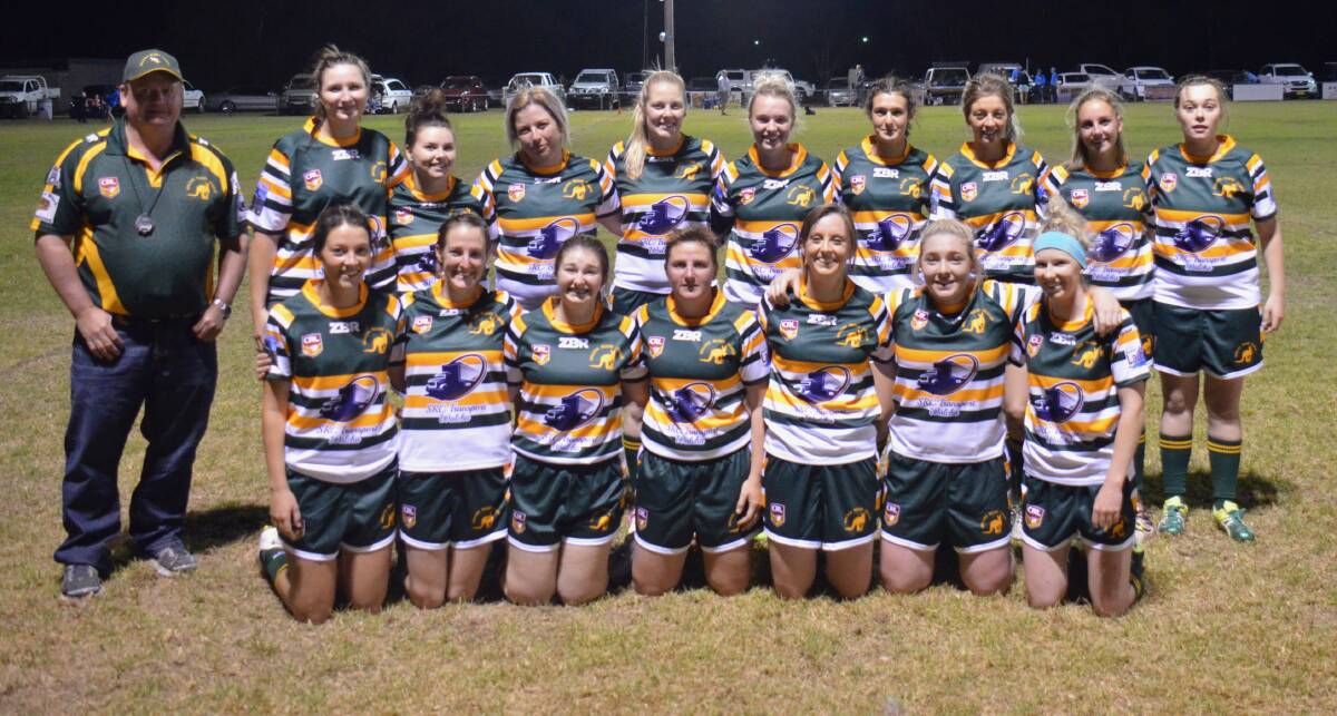 ENCOURAGING: The Jillaroos were gallant in defeat against Uralla in Friday night's round one encounter. 