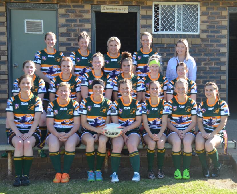 HIT THE GROUND RUNNING: The Walcha Jillaroos league tag team will play in the major semi-final against Uralla this Saturday at Woodville Oval. 
