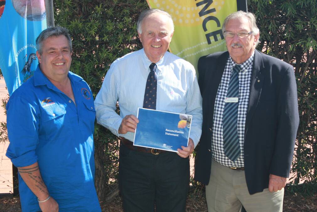 Northern Tablelands ARAG Chair and Amaroo CEO Mark Davies, Local Land Services board chair Richard Bull and Northern Tablelands Local Land Services local board chair Hans Hietbrink.