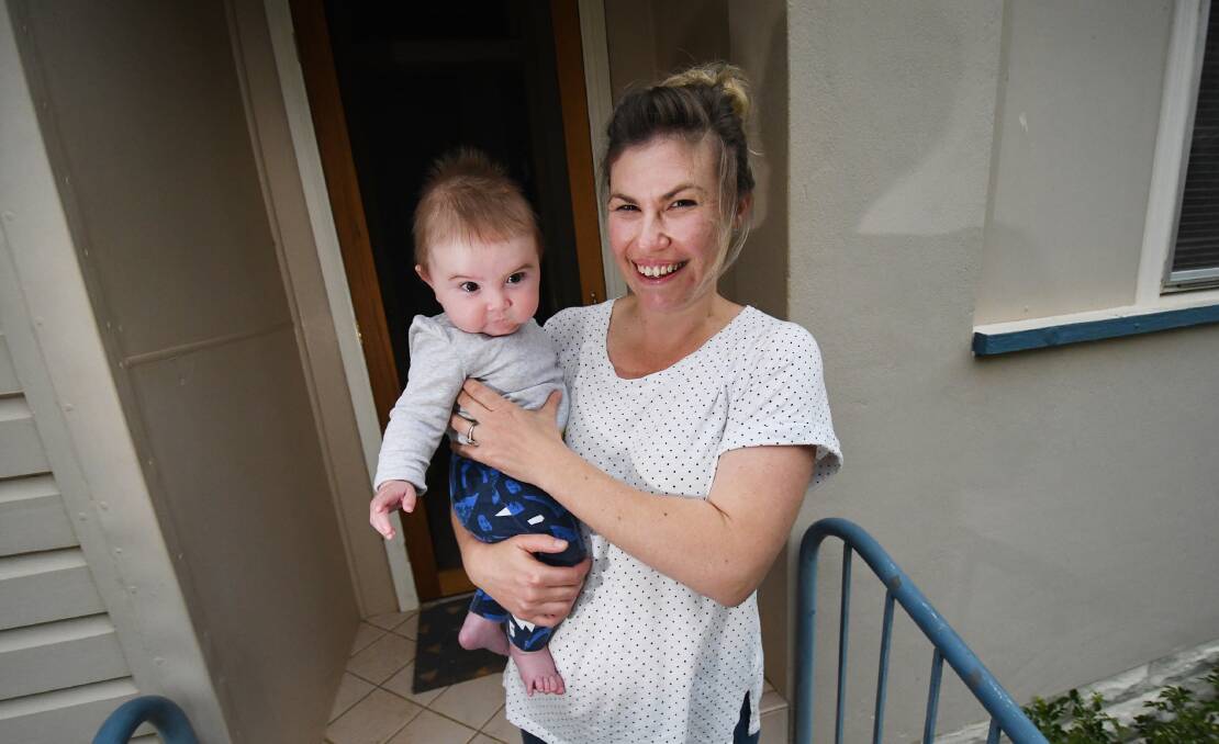 SMILES: Tamworth CWA Evening Branch president Helen Cameron with her son Dominic. Her branch welcomes young mothers and professionals. Photo: Gareth Gardner