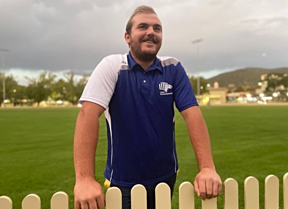 Aaron Baker took to AFL relatively smoothly in 2023, and hopes to be a positive influence on his new teammates this year. Picture by Zac Lowe.