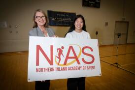 NIAS CEO Shona Eichorn (left) and sports programs manager Nicole Wong (right) are excited to be bringing the Academy Games to Tamworth for the next three years. Picture by Peter Hardin