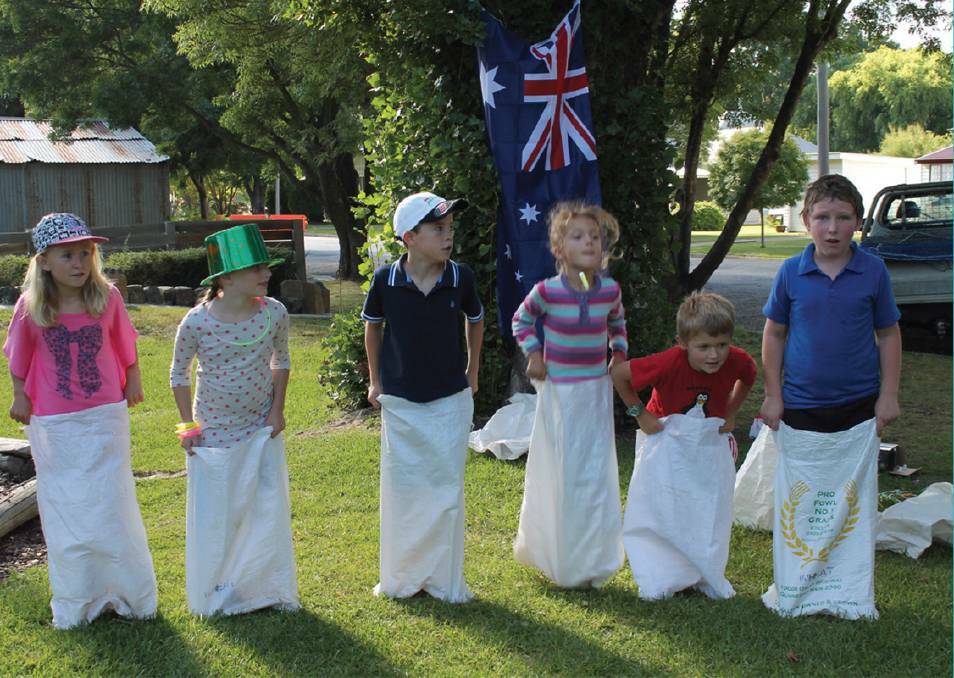 FUN FOR ALL: Grab a sack and get into it, along with lots of other Australia Day activities