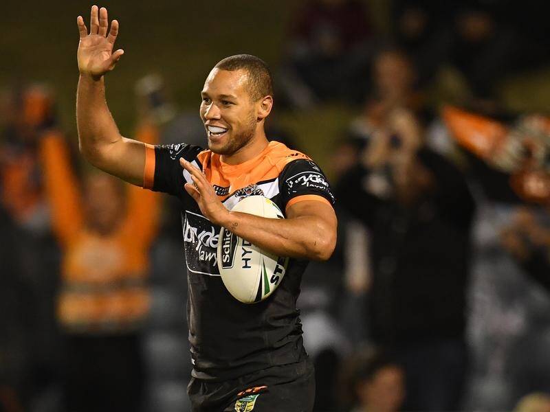 Moses Mbye is poised to lead the Wests Tigers for the first time in the NRL.