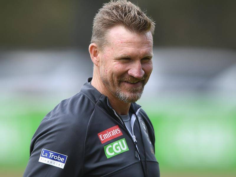 Collingwood coach Nathan Buckley is stoked with Jordan Roughead's performance against the Swans.