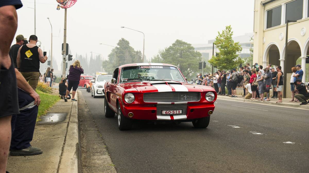 Pony club: Summernats City Cruise 2020. Picture: Dion Georgopoulos