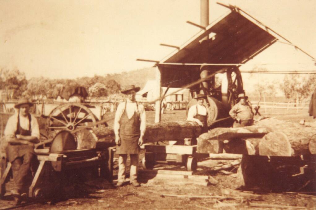 White’s sawmill was a very early business on land where the Walcha Swimming Pool was later built.
