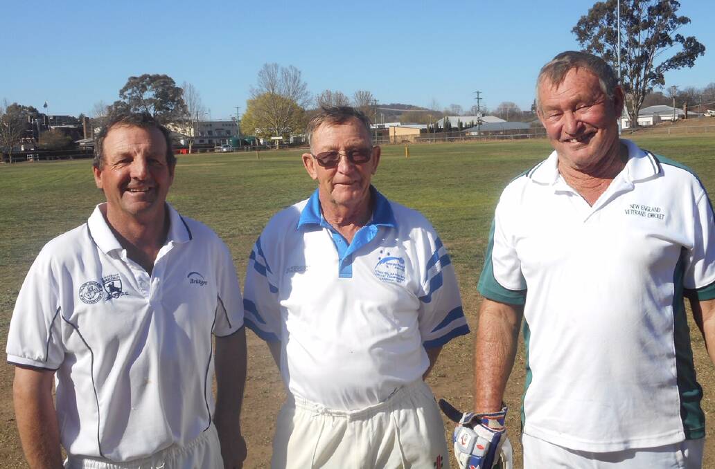 In good state: Cricket NSW reps Peter Boyd, Barry Hoy and Rowan Chandler.